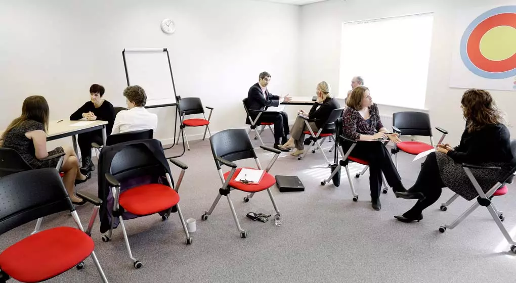 People sitting on chairs 