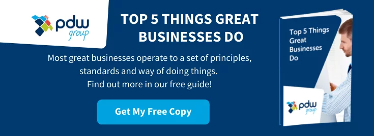 Things great businesses do